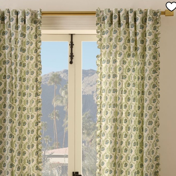 West Elm Other - West Elm Jawahar Curtain (Set of 2), Color: Celadon, Retail Price $139.00US